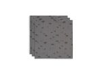 Hydrofiel Monddoekje Bamboe Katoen Storm Grey 3 Stuks