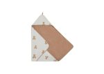 Bath Cape 75x75cm Teddy Bear GOTS - Afbeelding 2