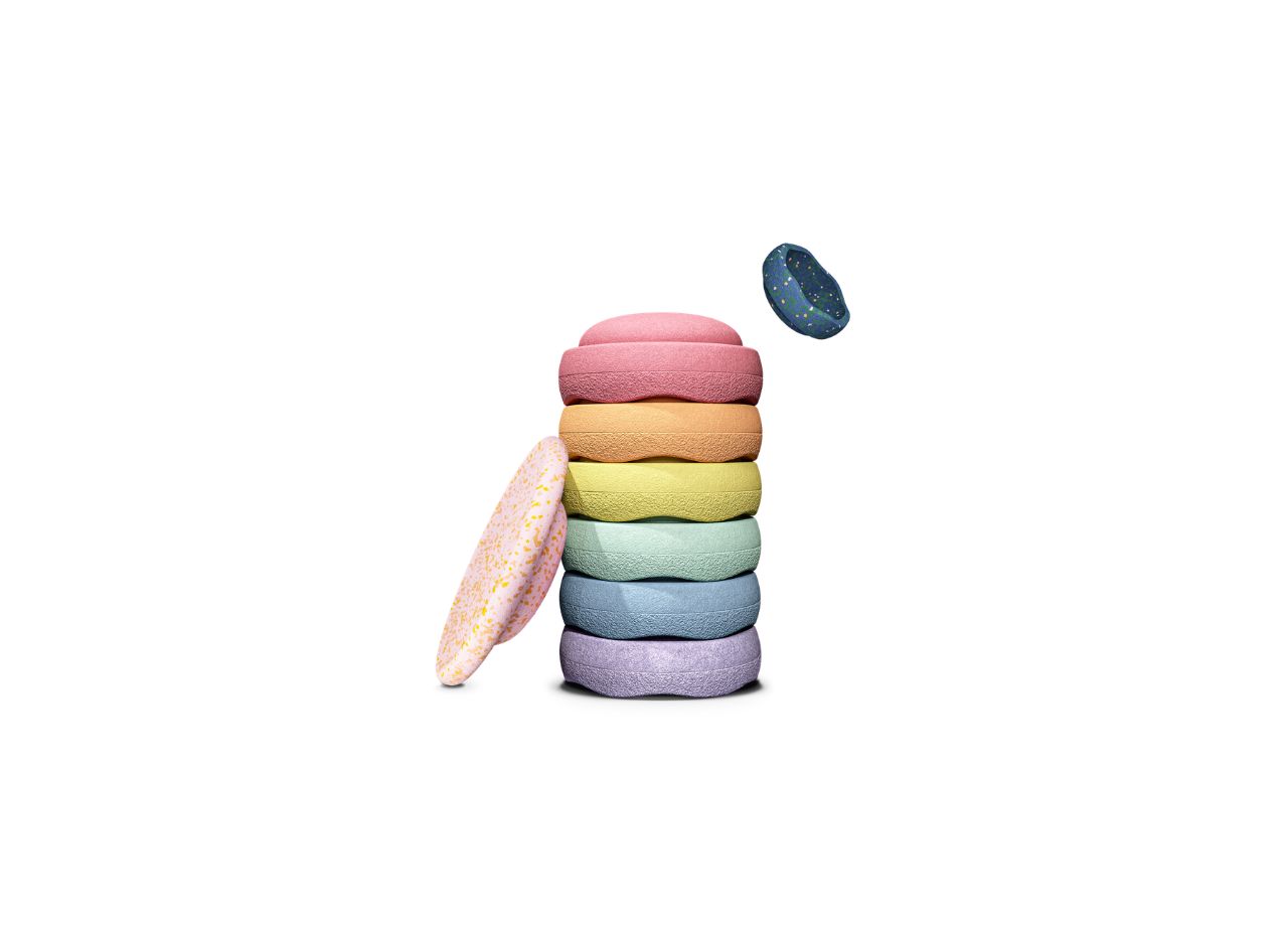 Stapelstein Limited Edition 2026 pastel speelset met stapelstenen voor balans en creatief spel